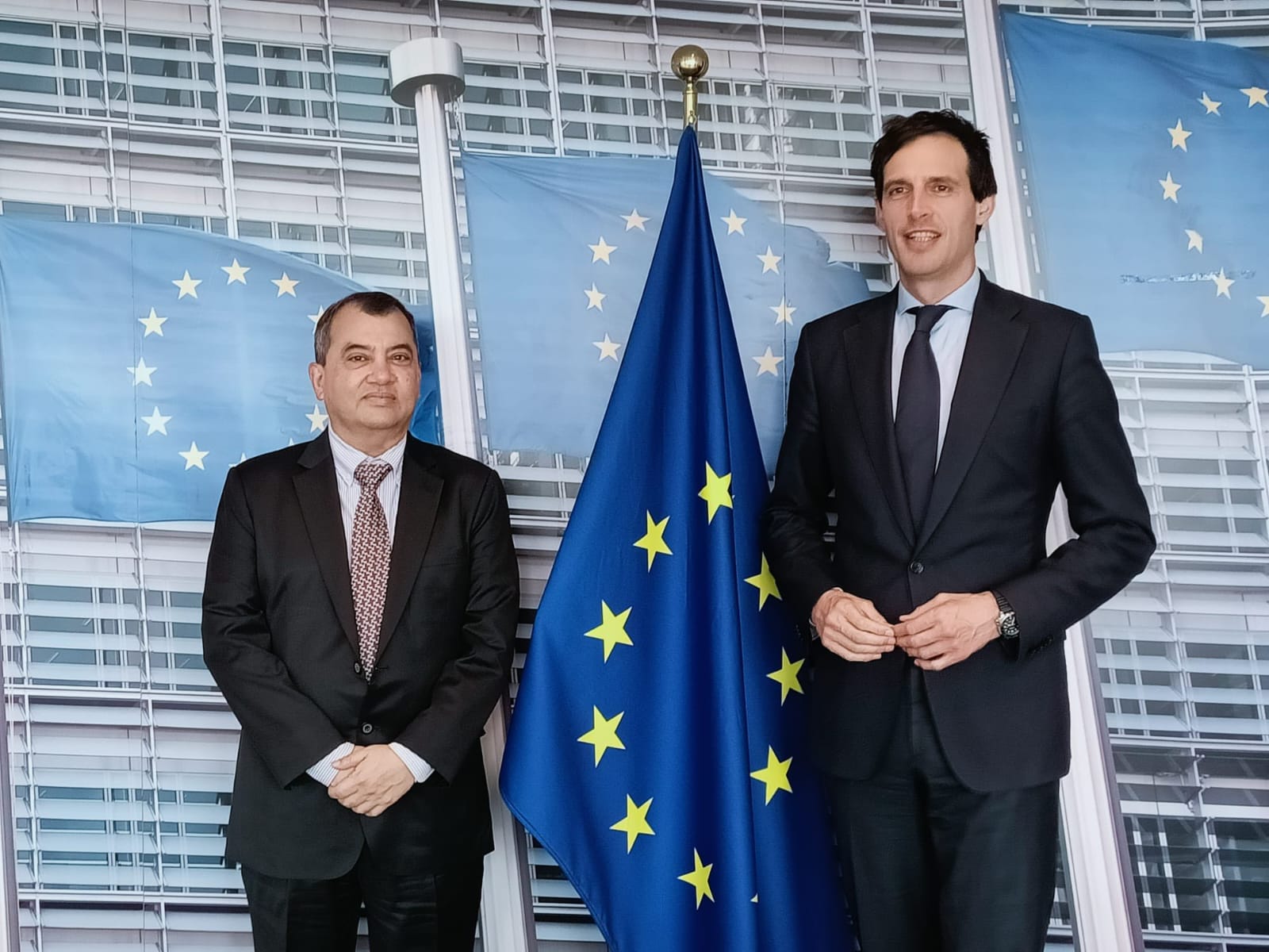 Saber Chowdhury meets with European Commissioner for Climate Action